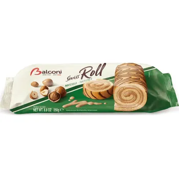 Cukrovinka Balconi Roll Nocciola oříšková roláda 250g