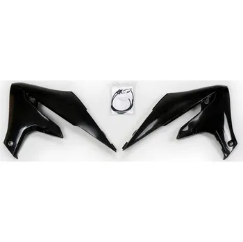 UFO kryt chladiče YAMAHA YZF 250 19-20, WRF 250 20, YZF 450 18-20, WRF 450 19-20, barva černá