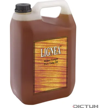 Olej na dřevo Dictum 705283 - Lignea® Pure Tung Oil, 5 l - Olej
