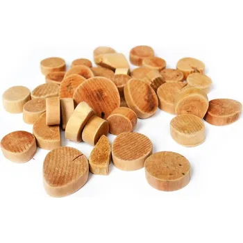 Dřevěné plátky, 2 - 3,5 cm, bal. 38 ks