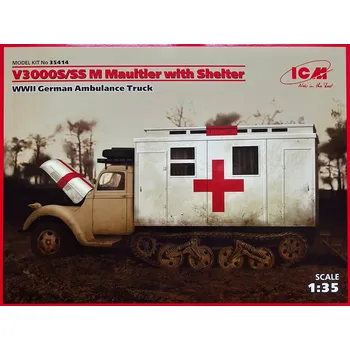Plastikový model 1:35 V3000S/SS M Maultier w/ Shelter German Truck