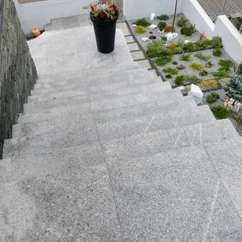 Obklad Žula dlažba G603 New Bianco Cristal opalovaná 60x60x3 cm AKČNÍ CENA!!!