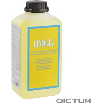 Olej na dřevo Dictum 705355 - Ra Linolja® Organic Swedish Linseed Oil, Raw, 5 l - Olej