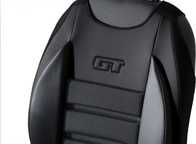 Ergonomický potah na 1 sedadlo GT ERGONOMIC LEATHER, černé