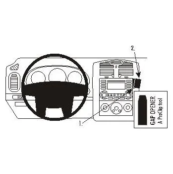 Brodit ProClip montážní konzole na palubní desku pro Chevrolet Malibu 04-07, 853304