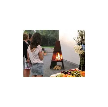 Zahrada Aduro - venkovní krb/gril - ČERNÝ