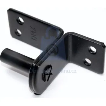 Tesařské kování Držák čepu lakovaný, černý, C 10 x 25 - hobby balení, balení 1 ks