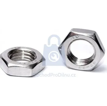 Matice Matice šestihranná nízká, DIN 439B, nerez A4 M12 - hobby balení, balení 1 ks