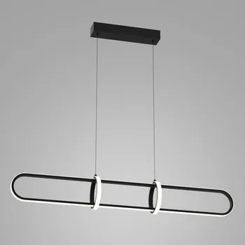 Dětské svítidlo Italux PND-29772750-1A-BK LED Cerrila | 31.2W integrovaný LED zdroj | 1300lm | 3000K + STOLNÍ OTOČNÝ VENTILÁTOR BERGEN - NASTAVITELNÝ, BÍLÝ