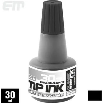 Razítková poduška Razítková barva pro paginovací razítka, 30ml, černá