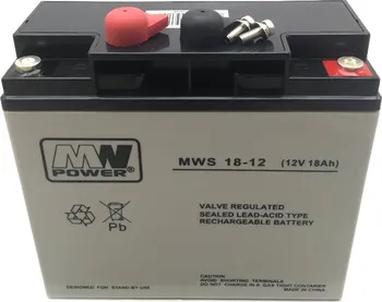 Záložní baterie MW Power AGM akumulátor 12V/18 Ah