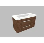 Krajcar LX-Luxury Koupelnová skříňka s keramickým umyvadlem 105x46x65 cm, LX105 Barva: Borneo
