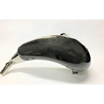Výfuk pro motocykl PROMX velký karbonový ochranný kryt výfuku standart (OEM) 2T KTM EXC 250/300 20, SX 250/300 19-20, HUSQVARNA TE 250/300 20, TC 250/300 19-20