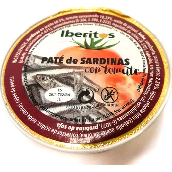 konzervovaná ryba Huerta Dehesa Sardinková paštika s rajčaty 23 g
