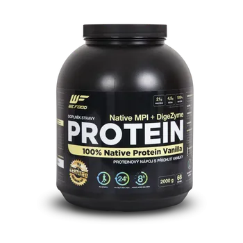 Protein WeFood 100% Native Protein + DigeZyme 2kg Příchuť: Vanilka