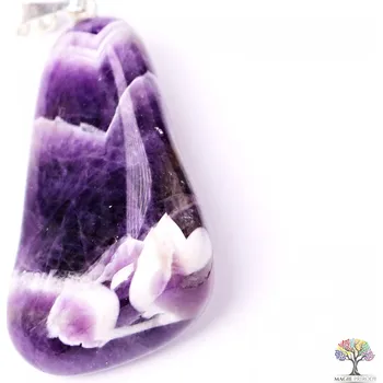 Přívěsek Magieprirody.cz Přívěsek z kamene Ametyst zebra vel. M - #13