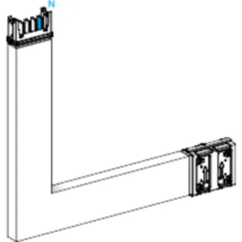 vypínač a zásuvka KSA250DLE43A Koleno 250 A vertikální na míru nahoru, Schneider electric