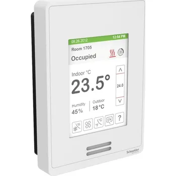 Termostat SE8650U0B11 SE8650 prostorový regulátor kvality vzduchu,čidlo vlhkosti, bílý, Schneider Electric