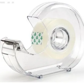 Lepicí páska Kancelářská lepicí páska, 19mm x 33m, 50mic INVISIBLE + odvíječ