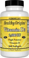 Healthy Origins Vitamin D3 2000 IU 360 cps.