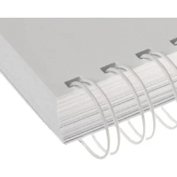 Vázací hřbet Kovový hřbet 2:1, 11 mm (do 90l), 100 ks, bílá