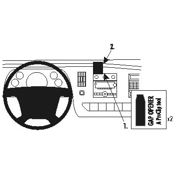 Brodit ProClip montážní konzole ostatní pro GMC Van 08-16, 213472