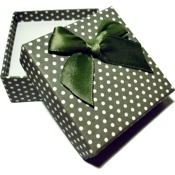 Dárková krabička Krabička zelená - 60x60x25mm