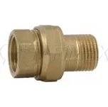 ITAP Šroubení přímé mosazné s plochým těsněním závit: 1/2"