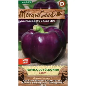 Semeno MoravoSeed Loran paprika zeleninová 40 ks