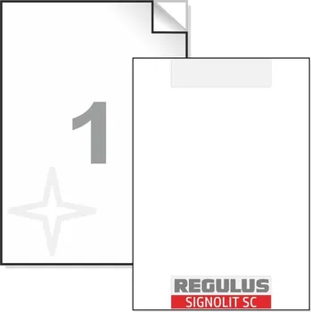 Kancelářský papír Samolepící fólie Signolit SC 46, bílá lesklá 70mic, A4 - 10ks