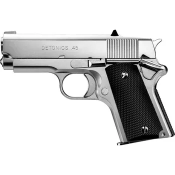Airsoftová zbraň Tokyo Marui TM GBB plynová pistole Detonics.45 - Stříbrná