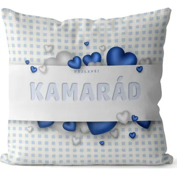 Dekorativní polštářek Polštář Nejlepší kamarád (Velikost: 40 x 40 cm)