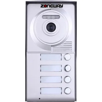 Zoneway ZW-702-4 dveřní jednotka, tablo
