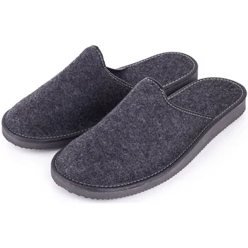 Pánská obuv Vlnka Pánské filcové pantofle černé