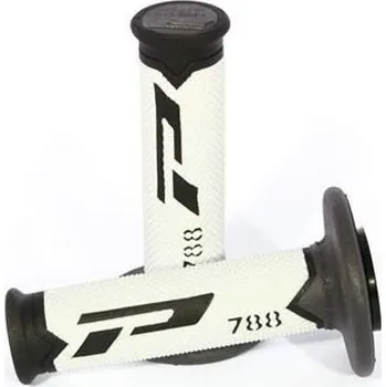 PROGRIP gripy PG788 OFF ROAD (22+25mm, délka 115mm) barva černá/ bílá/ titanová (trojdílné) (PG788/19) (788-219)