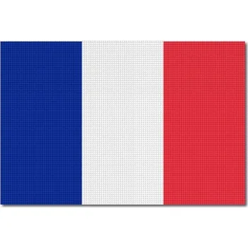Vlajka Pelisport Francouzská vlajka tištěná 6 x 4 cm