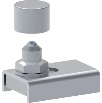 Příslušenství pro plot FAC Spodní regulovatelný pant pro ocelovou rotační bránu k přivaření, s panty pro kované brány VC2213.030