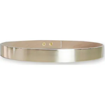 Opasek CONSTANT LOVE pásek zlaty metalický kovový vzhled 2,5cm Barva: Gold - zlatá, Velikost: XXS, Šířka pásku: 2,5 cm