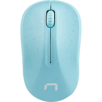 Natec optická myš TOUCAN/1600 DPI/Cestovní/Optická/1 600 DPI/Bezdrátová USB/Bílá-modrá