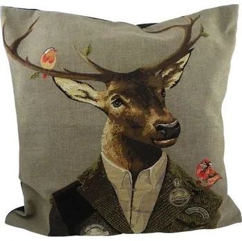 Dekorativní polštářek Gobelínový polštář Jelen - 45*15*45 cm