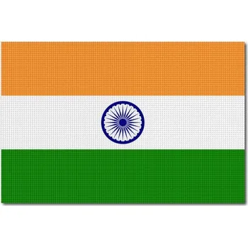 Vlajka Pelisport Indická vlajka tištěná 6 x 4 cm