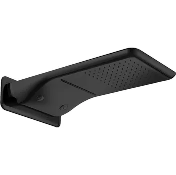 Sprchová hlavice Sanjet BLACK Sprcha s vodopádem a rotačními tryskami 59x27 cm, černá matná, E044192B