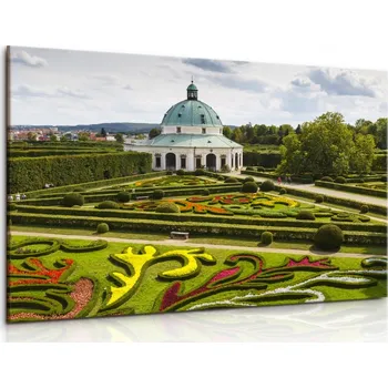 Obraz Malvis ® Obraz zámecké zahrady v Kroměříži Velikost: 90x60 cm