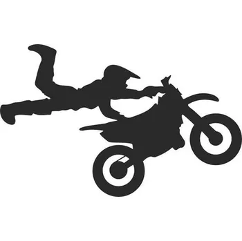 Samolepicí dekorace na vozidlo SI0110101E - motokros - 160 x 98 mm doprava