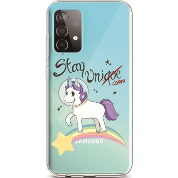 Pouzdro na mobilní telefon Kryt Samsung A52 silikon Stay Unicorn (obal neboli pouzdro na Samsung A52)