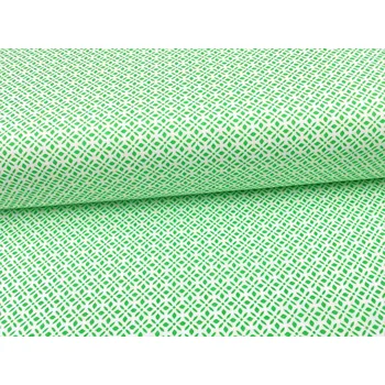 Mirtex Plátno DOMESTIK 145/21363-4 Vzor Ornament Zelený šíře 150cm Ceník: METRÁŽ: od 1 metrů