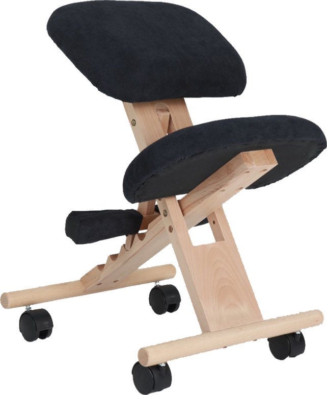 Tempo Kondela Ergonomická klekačka GROCO černá/ buk