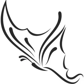 Samolepicí dekorace na vozidlo SI0190034E - Japan Butterfly4 - 160 x 156 mm