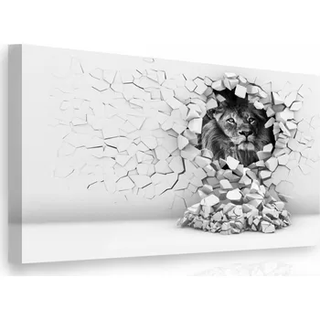 Obraz Malvis ® 3D obraz Lev Velikost: 90x60 cm