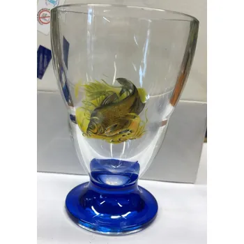 Sklenička na víno, kulatá, cejn velký